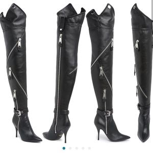 Moschino stiletto over the knee boots